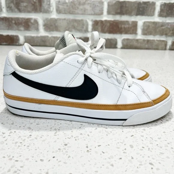 Nike Court Legacy Nature Shoes White Tan Black Women’s 8 athletic sneakers - Picture 2 of 14